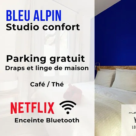 Apartment Maison Yuki - Bleu Alpin - Netflix & Parking Gratuit